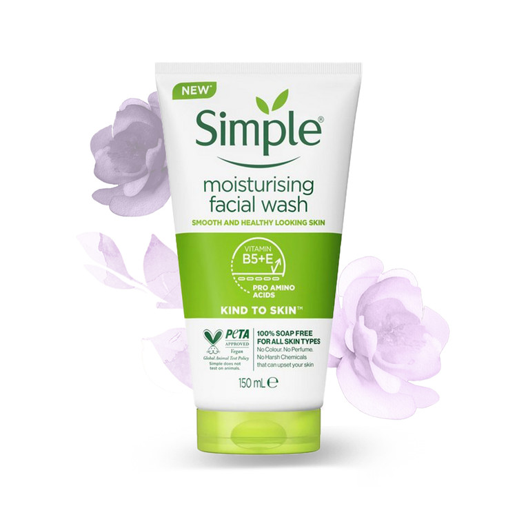 ژل شستشوی سیمپل مدل Moisturizing Facial Wash – پوست خشک و حساس