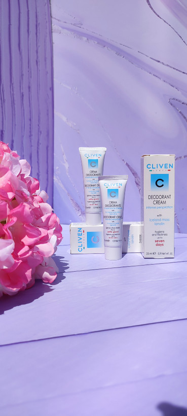 کرم دئودورانت کلیون Cliven ضد تعریق زیر بغل 7 روزه حجم 25 میل
