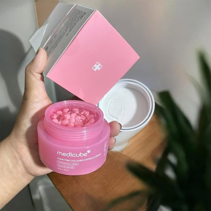 کرم کپسولی کلاژن PDRN PINK مدی کیوب