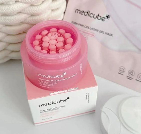 کرم کپسولی کلاژن PDRN PINK مدی کیوب